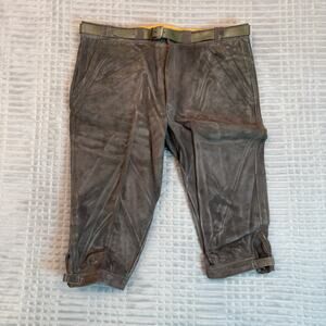 Vintage Meindl Lederhosen Leather Trousers Waist 38 German